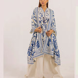 3PC UNSTITCHED - PRINTED CAMBRIC LAWN SUIT