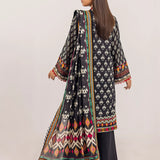 3PC UNSTITCHED - PRINTED CAMBRIC LAWN SUIT