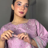 3PC Unstitched Festive Embroidered Suit (SUNW7NO093)