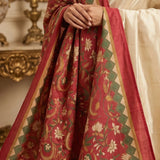 1pc Dyed Crinkle Chiffon Dupatta