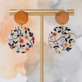 Petal Noir Earring