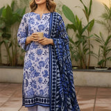 3PC Unstitched Khaddar Printed Suit (SSW6U3P844)