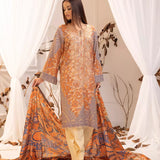 3PC UNSTITCHED LUXURY KHADDAR EMBROIDERED SUIT