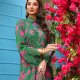 LUXURY CAMBRIC EMBROIDERED SUIT