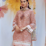 3PC Unstitched Printed Lawn Silk Suit