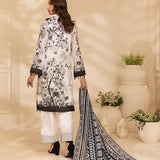 3PC Unstitched Lawn Printed Suit (P315)