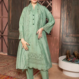 3PC Stitched Cambric Embroidered Suit (PML3PBC296)