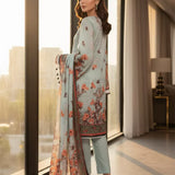 3PC Unstitched Printed Cambric Suit (SSW6U3P323)