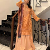 3PC Unstitched Festive Embroidered Suit (SUNW7JI085)