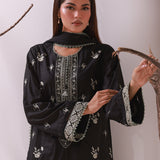 MONOCHROME EMBROIDERED LAWN SUIT