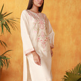 1pc - Stitched Basic Signature Embroidered Texture Lawn Shirt