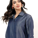 1PC Stitched Basic Denim Shirt (WP7L1PBE486-A)