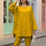 2PC Stitched Crepe suit (SS25PBC693-A)