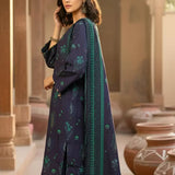 3PC Unstitched Khaddar Printed Suit (SUNS7ASI517)