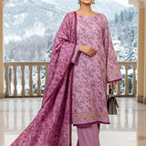 3PC Unstitched Khaddar Printed Suit (SSW6U3P826)