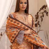 3PC UNSTITCHED LUXURY KHADDAR EMBROIDERED SUIT