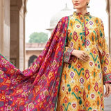 3PC Unstitched Printed Cambric Suit (SSW6U3P393)