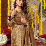 3PC Unstitched Festive Embroidered Suit (SUNW6NO044)