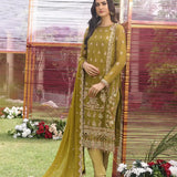 FESTIVE FORMAL CHIFFON EMBROIDERED SUIT