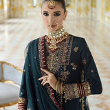 3PC FESTIVE FORMAL EMBROIDERED SUIT (JI007)