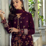 3Pc Unstitched Luxury Chiffon Suit
