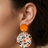 Petal Noir Earring