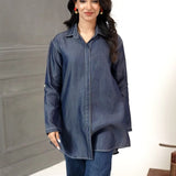 1PC Stitched Basic Denim Shirt (WP7L1PBE486-A)