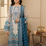 3PC Unstitched Cambric Printed Suit (SSW6U3P823)