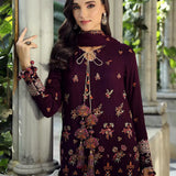 3Pc Unstitched Luxury Chiffon Suit