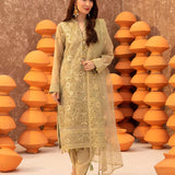 3PC Unstitched Festive Embroidered Suit (SUNS7JI056)