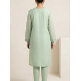 2PC Stitched Chiffon Embroidered Suit (LPS24LFT005)