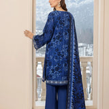 3PC Unstitched Khaddar Printed Suit SSW6U3P827