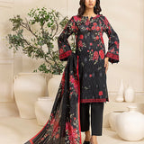 3PC Unstitched Printed Lawn Suit (P378)