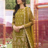 FESTIVE FORMAL CHIFFON EMBROIDERED SUIT