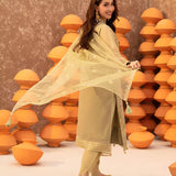 3PC Unstitched Festive Embroidered Suit (SUNS7JI056)