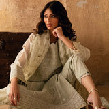 3PC Unstitched Festive Embroidered Suit (SUNS7JI051)