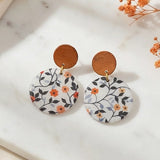 Petal Noir Earring