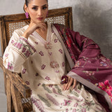 EMBROIDERED LUXURY COTTEL UNSTITCHED 3PCS