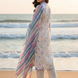 3PC Unstitched Printed Cambric Suit (SSW6U3P394)