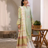 2PC Stitched Jacquard Embroidered Shirt+Dupatta (SPL2PEC032)