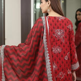 3PC Unstitched Printed Cambric Suit (SSW6U3P321)
