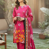 3PC Unstitched Khaddar Printed Suit (SSW6U3P843)