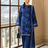3PC Unstitched Khaddar Printed Suit SSW6U3P827