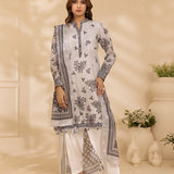3PC Unstitched Lawn Printed Suit (P314)