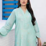 2PC STITCHED COTTON PAPER EMBROIDERED SUIT