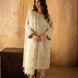 3PC Unstitched Festive Embroidered Suit (SUNS7JI051)