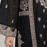 2PC Stitched Cambric Embroidered Suit (PML2PEC238)