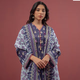 3pc Unstitched - Printed Cambric Suit