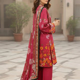 3PC Unstitched Khaddar Printed Suit (SSW6U3P843)