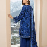 3PC Unstitched Khaddar Printed Suit SSW6U3P827